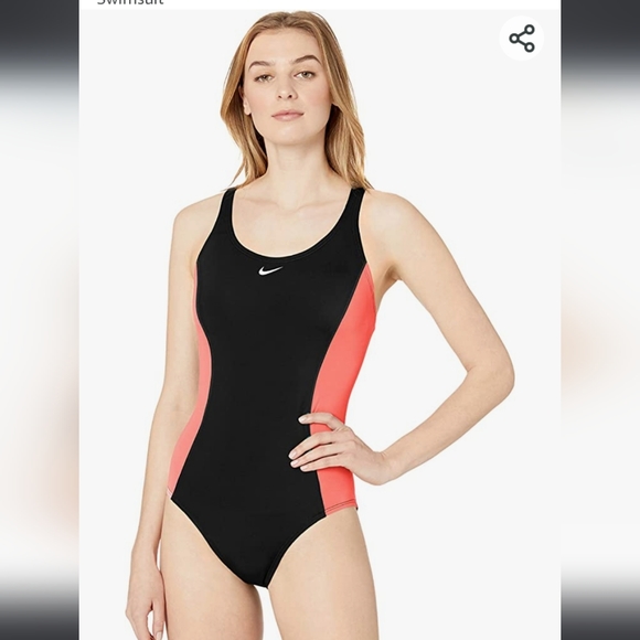 Women's Color Surge Powerback Chlorine Resistant One Piece Swimsuit - Picture 3 of 11